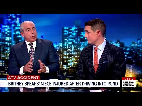 Hunter Shkolnik on HLN Primetime Justice Speaking about Britney Spears' Neice's ATV Accident