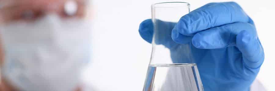 Male Chemist Holds Test Tube 204728797