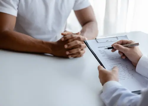 Doctor Recommending Medicine Monroe MI