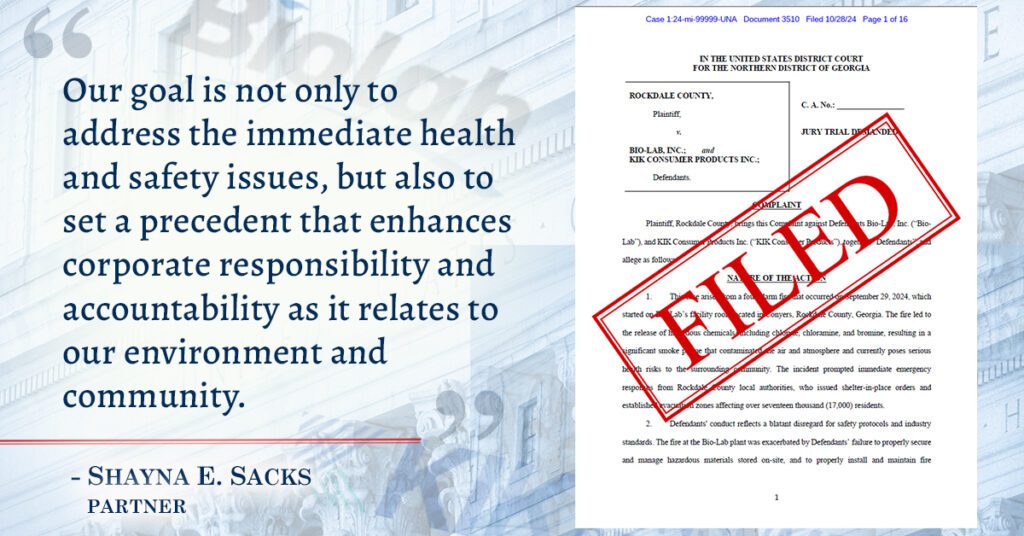 Rockdale County Lawsuit Filed